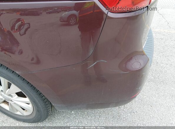KNDMB5C15G6085633 2016 KIA SEDONA Burgundy Vista frontal