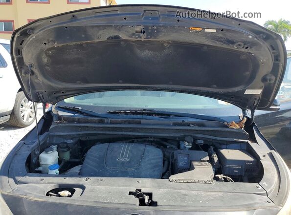 KNDMB5C15G6157236 2016 KIA SEDONA Black ძრავის განყოფილების ხედი