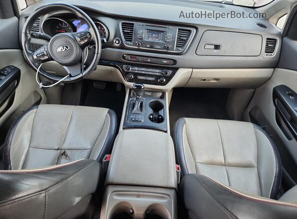 KNDMB5C15H6239145 2017 KIA SEDONA Maroon წინა პანელის ხედი