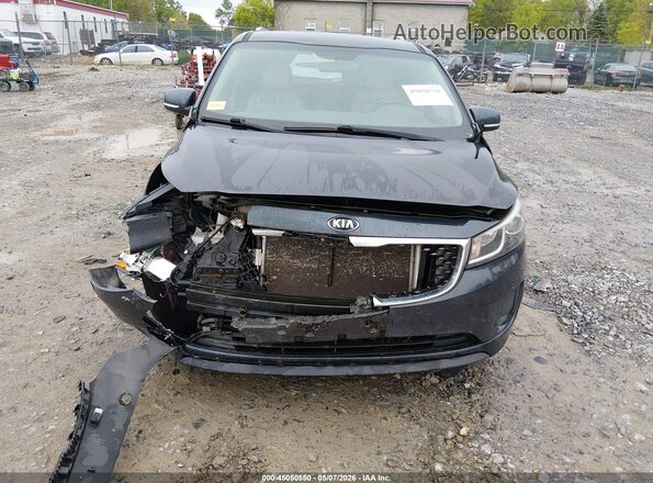 KNDMB5C15H6247911 2017 KIA SEDONA Dark Blue Vista frontal