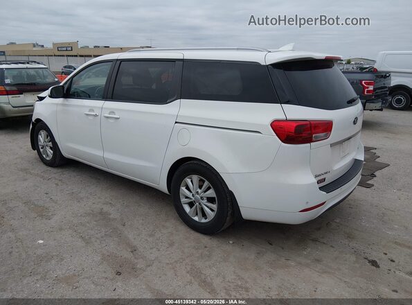 KNDMB5C16G6099234 2016 KIA SEDONA Белый Задняя левая четверть