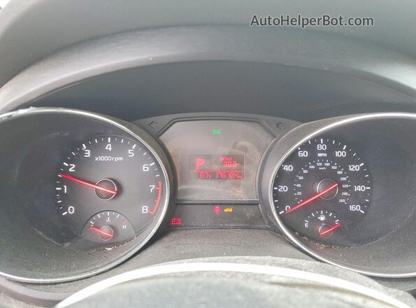 KNDMB5C16G6163238 2016 KIA SEDONA Серебряный Вид щитка приборов
