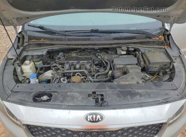 KNDMB5C16G6163238 2016 KIA SEDONA Серебряный Вид подкапотного пространства