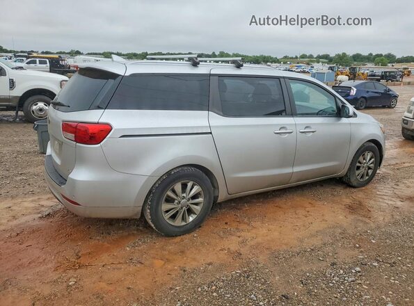 KNDMB5C16G6163238 2016 KIA SEDONA Серебряный Задняя правая четверть