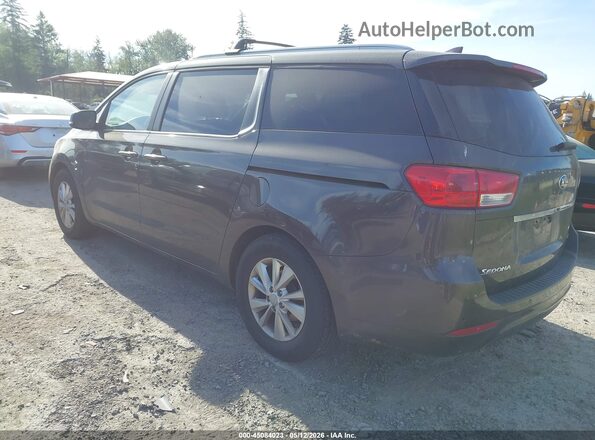 KNDMB5C16H6270338 2017 KIA SEDONA Brown Հետևի ձախ