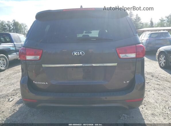 KNDMB5C16H6270338 2017 KIA SEDONA Brown 