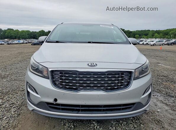 KNDMB5C16K6562269 2019 KIA SEDONA Gray Դիմացի տեսք