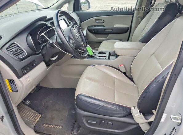 KNDMB5C16K6562269 2019 KIA SEDONA Gray Սալոնի դիմացի տեսք