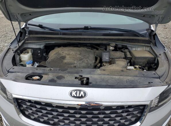KNDMB5C16K6562269 2019 KIA SEDONA Gray Շարժիչի բաժամունքի տեսք