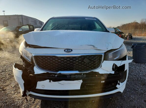 KNDMB5C17H6292526 2017 KIA SEDONA Белый Вид спереди