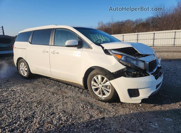 KNDMB5C17H6292526 2017 KIA SEDONA Белый Передняя правая четверть