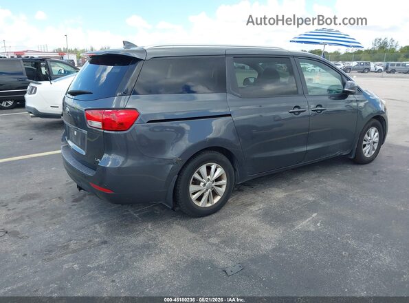 KNDMB5C17H6322740 2017 KIA SEDONA Gray 
