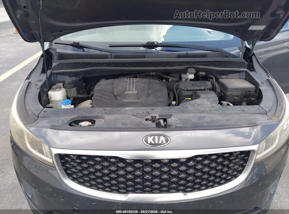 KNDMB5C17H6322740 2017 KIA SEDONA Gray 