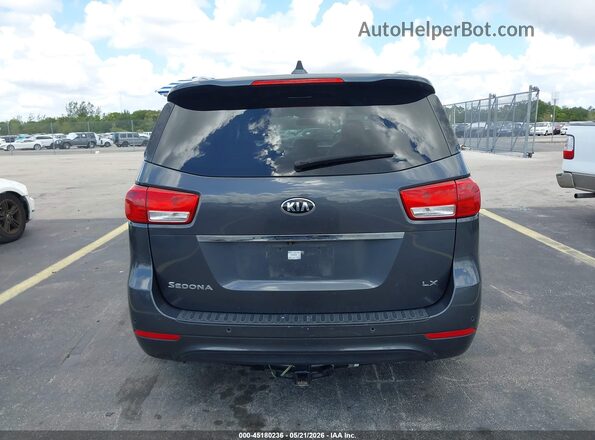 KNDMB5C17H6322740 2017 KIA SEDONA Gray 