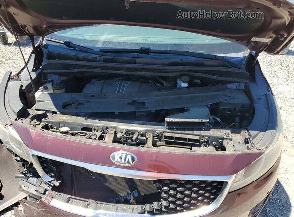 KNDMB5C17H6324214 2017 KIA SEDONA Burgundy 