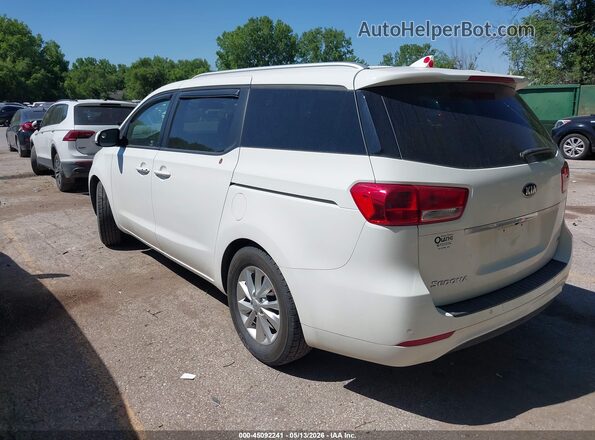 KNDMB5C17H6340493 2017 KIA SEDONA White უკანა მარცხენა