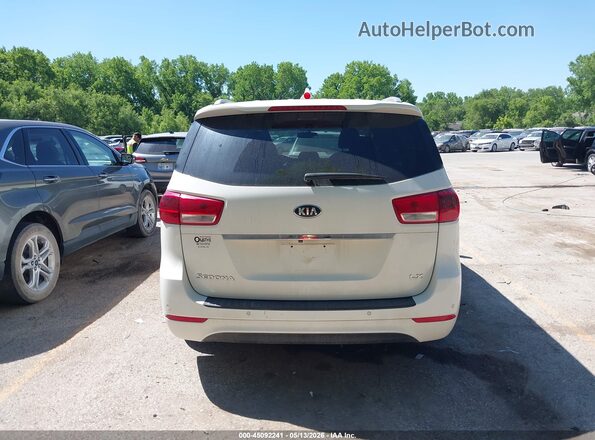 KNDMB5C17H6340493 2017 KIA SEDONA White 