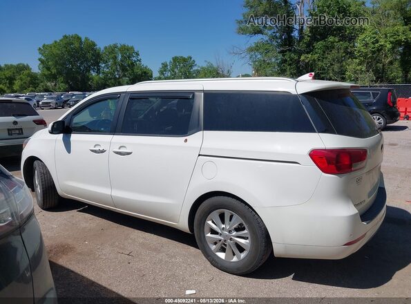 KNDMB5C17H6340493 2017 KIA SEDONA White სალონის 360-გრადუსიანი ხედი