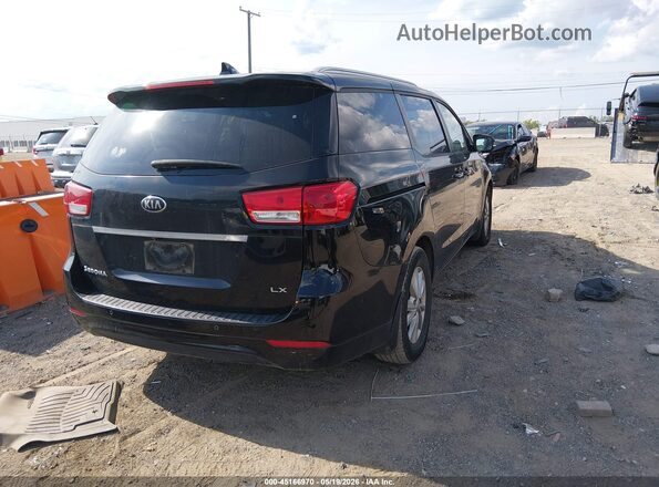 KNDMB5C17J6348549 2018 KIA SEDONA Black Tył prawy