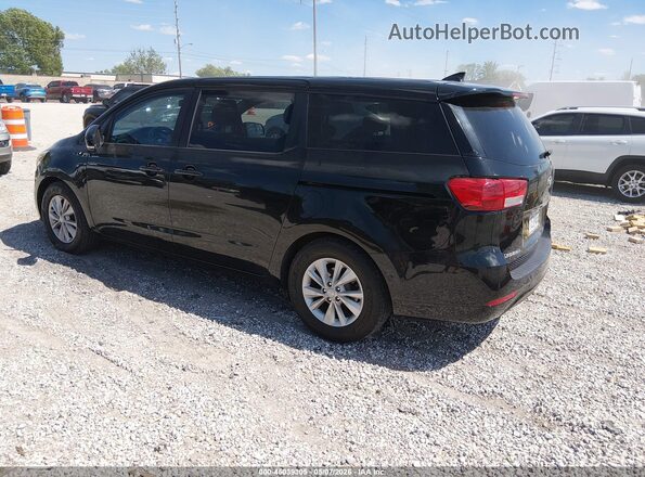 KNDMB5C18H6217978 2017 KIA SEDONA Черный Задняя левая четверть