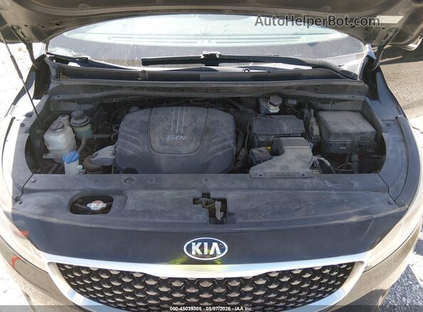 KNDMB5C18H6217978 2017 KIA SEDONA Черный Вид сзади