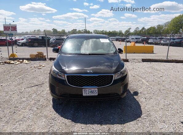 KNDMB5C18H6217978 2017 KIA SEDONA Черный Вид щитка приборов