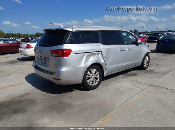 KNDMB5C18H6254237 2017 KIA SEDONA Silver 
