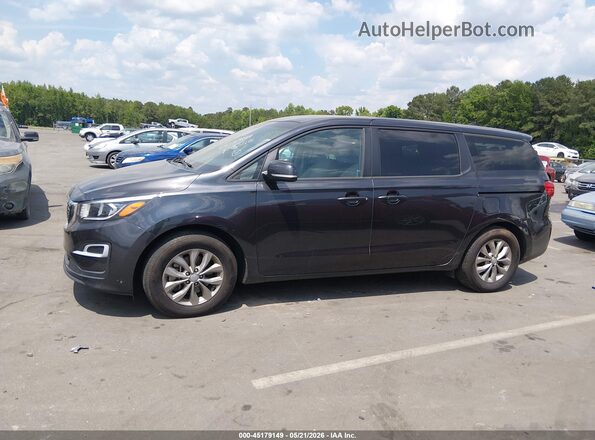 KNDMB5C18K6549104 2019 KIA SEDONA Gray Widok wnętrza 360 stopni