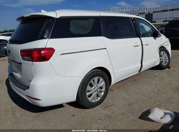 KNDMB5C19G6153805 2016 KIA SEDONA White Tył prawy