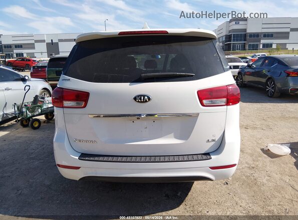 KNDMB5C19G6153805 2016 KIA SEDONA White 