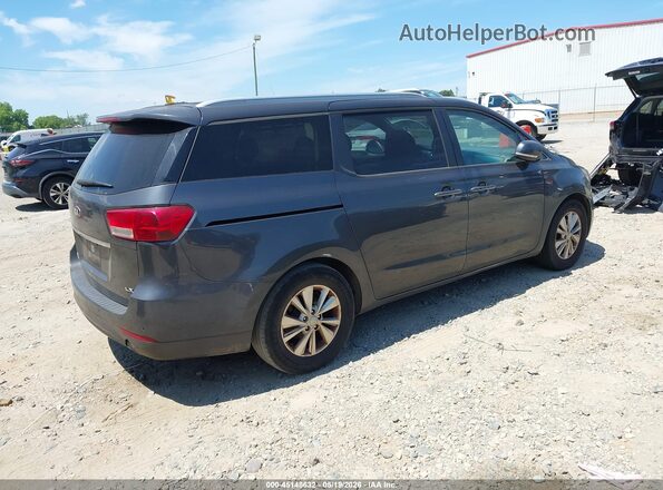 KNDMB5C19H6284346 2017 KIA SEDONA Gray უკანა მარჯვენა