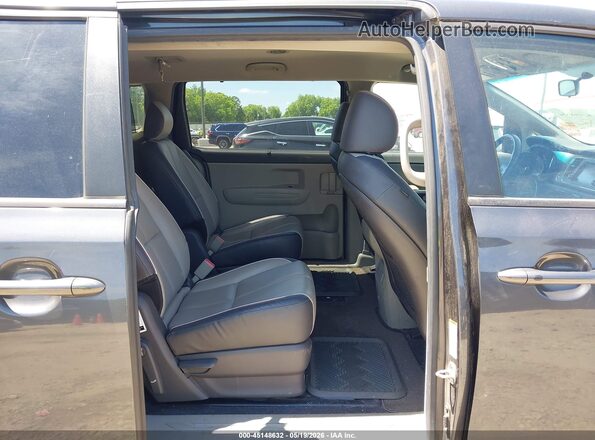 KNDMB5C19H6284346 2017 KIA SEDONA Gray VIN კოდის სტიკერის ხედი