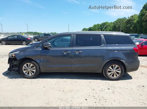 KNDMB5C19H6284346 2017 KIA SEDONA Gray სალონის 360-გრადუსიანი ხედი