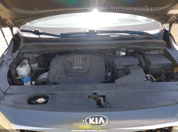KNDMB5C19H6284346 2017 KIA SEDONA Gray უკანა ხედი