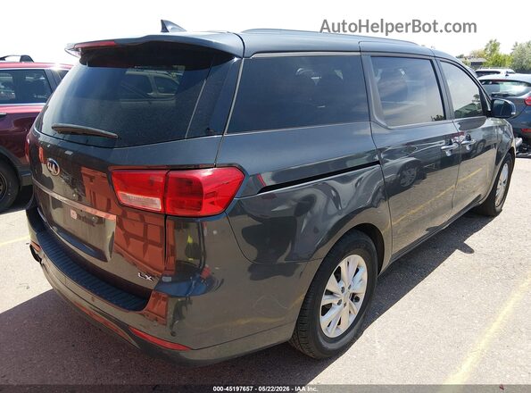 KNDMB5C19H6284380 2017 KIA SEDONA Серебряный Задняя правая четверть