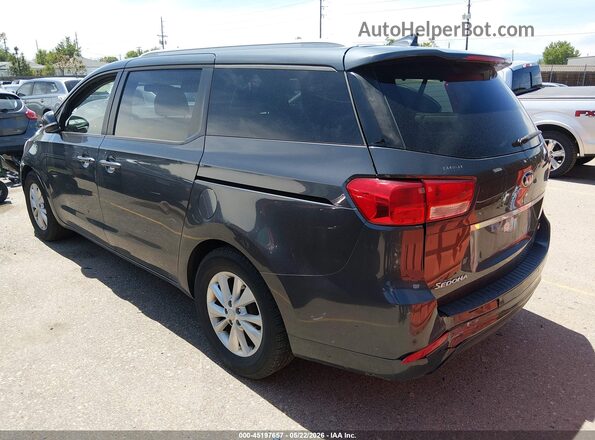 KNDMB5C19H6284380 2017 KIA SEDONA Серебряный Задняя левая четверть