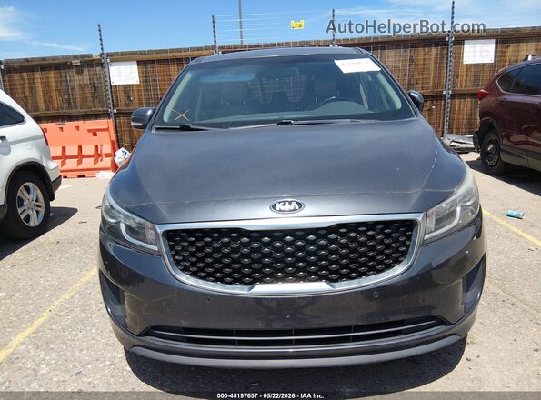 KNDMB5C19H6284380 2017 KIA SEDONA Серебряный Вид щитка приборов