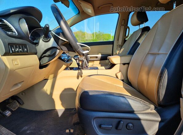 KNDMB5C19H6319659 2017 KIA SEDONA Burgundy წინა სალონის ხედი