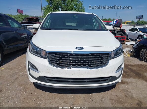 KNDMB5C19K6540766 2019 KIA SEDONA White Widok zestawu wskaźników