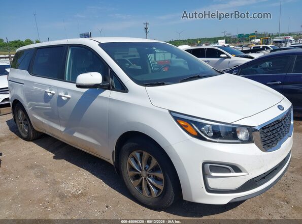 KNDMB5C19K6540766 2019 KIA SEDONA White Widok wnętrza z tyłu