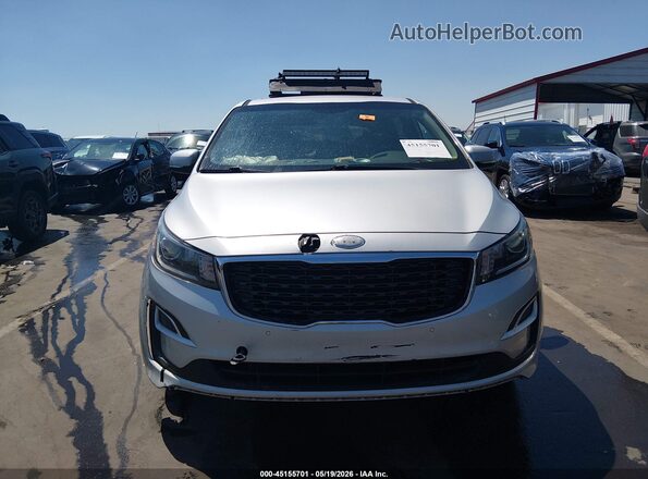KNDMB5C19L6576054 2020 KIA SEDONA Silver Vista frontal