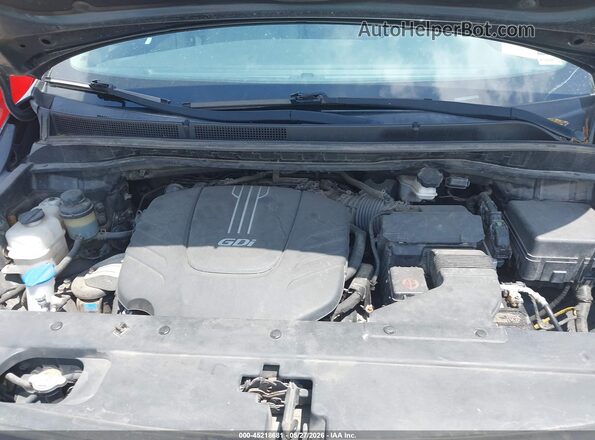 KNDMB5C1XG6083294 2016 KIA SEDONA Blue Rear view