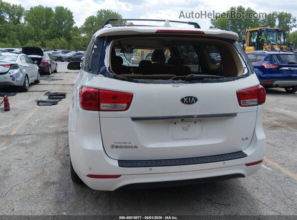 KNDMB5C1XG6090830 2016 KIA SEDONA White Widok z przodu