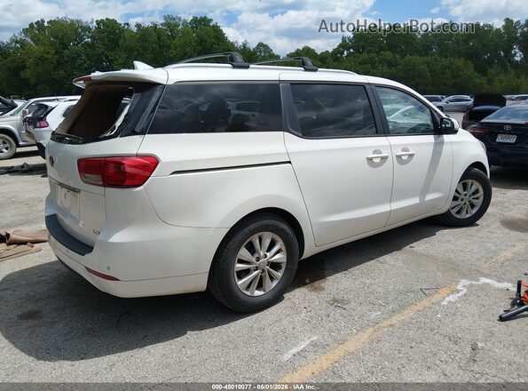 KNDMB5C1XG6090830 2016 KIA SEDONA White Tył prawy