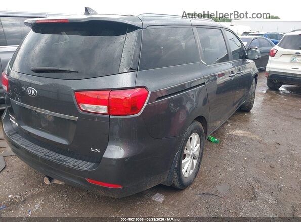 KNDMB5C1XG6099737 2016 KIA SEDONA Black Rear right