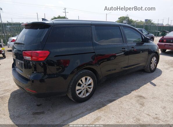 KNDMB5C1XG6160424 2016 KIA SEDONA Black Rear right