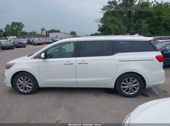 KNDMC5C19K6538707 2019 KIA SEDONA Белый Панорамный вид салона 360°