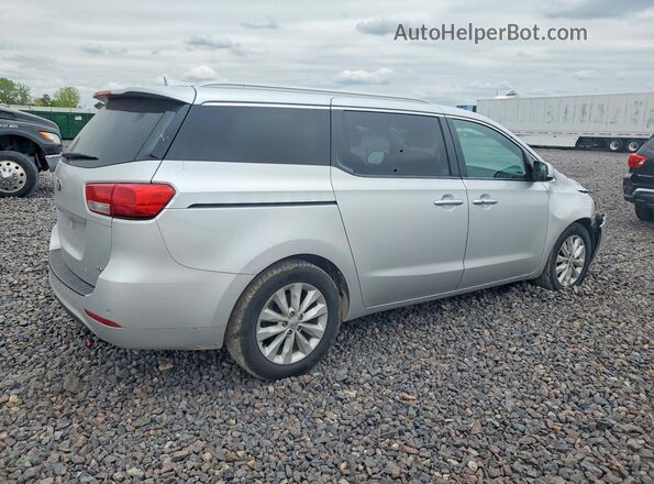 KNDMC5C1XG6136962 2016 KIA SEDONA Silver Rear right