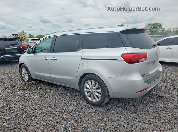 KNDMC5C1XG6136962 2016 KIA SEDONA Silver Rear left