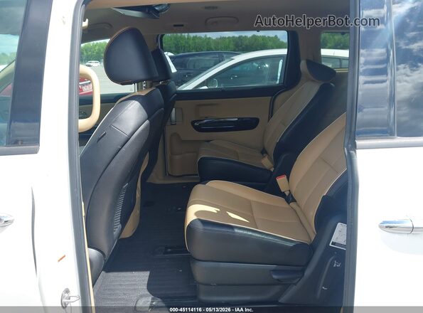 KNDME5C10H6343985 2017 KIA SEDONA Белый Вид наклейки с VIN-кодом